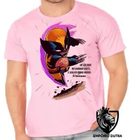 Camiseta adulto ou infantil Wolverine logan marvel x men herói - Foto 2