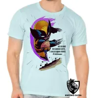 Camiseta adulto ou infantil Wolverine logan marvel x men herói - Foto 5