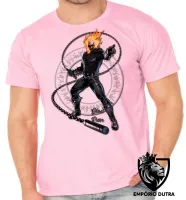 Camiseta adulto ou infantil Motoqueiro Fantasma corrente ghost rider - Foto 4