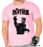 Camiseta adulto ou infantil pantera negra black panther avengers - Foto 2