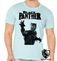 Camiseta adulto ou infantil pantera negra black panther avengers - Foto 5