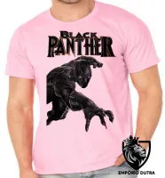 Camiseta adulto ou infantil pantera negra black panther vingadores - Foto 2