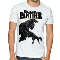 Camiseta adulto ou infantil pantera negra black panther vingadores - Foto 3