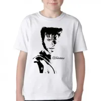 Camiseta adulto ou infantil Perfil Logan Wolverine x men marvel - Foto 3