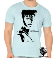 Camiseta adulto ou infantil Perfil Logan Wolverine x men marvel - Foto 5