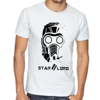 Camiseta adulto ou infantil Senhor das estrelas máscara pete quill - Foto 2