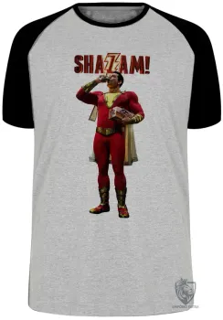 Camiseta adulto ou infantil Shazam