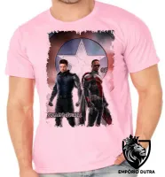 Camiseta adulto ou infantil Soldado Invernal Capitão Falcão - Foto 2