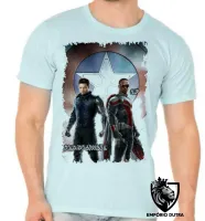 Camiseta adulto ou infantil Soldado Invernal Capitão Falcão - Foto 5