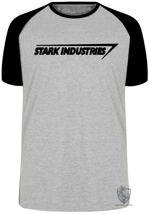 Camiseta adulto ou infantil Stark Industries Homem ferro