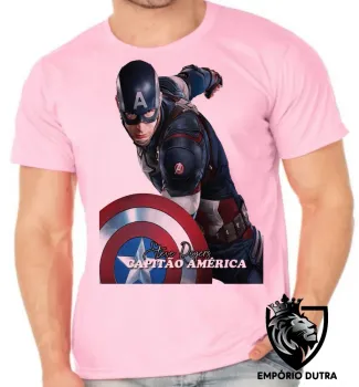 Camiseta adulto ou infantil Capitão america Falcão e o Soldado Invernal - Foto 2