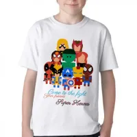 Camiseta adulto ou infantil Super Heroes marvel geek vingadores avengers - Foto 3