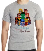 Camiseta adulto ou infantil Super Heroes marvel geek vingadores avengers - Foto 4