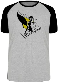 Camiseta adulto ou infantil The Wolverine logan marvel x men herói