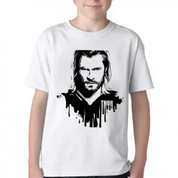 Camiseta adulto ou infantil Thor Vingadores avengers marvel herói top - Foto 2