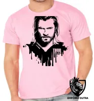 Camiseta adulto ou infantil Thor Vingadores avengers marvel herói top - Foto 4