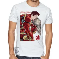 Camiseta adulto ou infantil Tony Stark iron man homem ferro - Foto 2