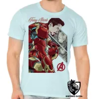 Camiseta adulto ou infantil Tony Stark iron man homem ferro - Foto 5