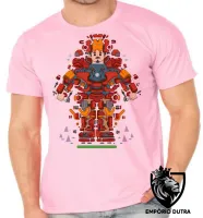 Camiseta adulto ou infantil Tony stark peças homem ferro iron man - Foto 4
