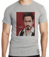 Camiseta adulto ou infantil Tony Stark homem ferro red - Foto 3