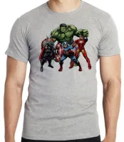 Camiseta adulto ou infantil vingadores hulk thor capitão homen ferro - Foto 3