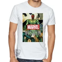 Camiseta adulto ou infantil Vision antigo visão vingadores avengers - Foto 3
