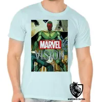 Camiseta adulto ou infantil Vision antigo visão vingadores avengers - Foto 5