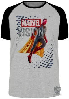 Camiseta adulto ou infantil visão vingadores avengers