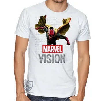 Camiseta adulto ou infantil voando visão vingadores avengers - Foto 2
