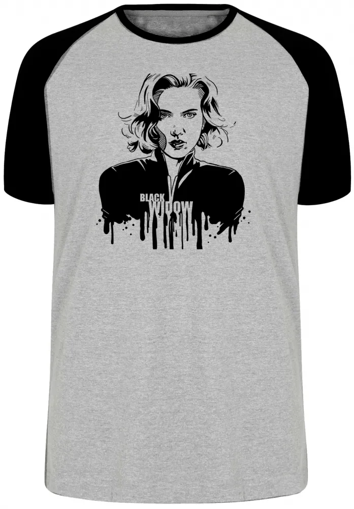 Camiseta adulto ou infantil Viúva Negra Vingadores