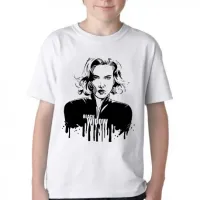 Camiseta adulto ou infantil Viúva Negra Vingadores - Foto 2