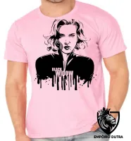 Camiseta adulto ou infantil Viúva Negra Vingadores - Foto 4