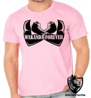 Camiseta adulto ou infantil WAKANDA BRAÇOS pantera negra black panther - Foto 2