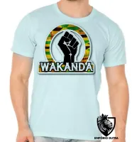 Camiseta adulto ou infantil WAKANDA MAO pantera negra black panther - Foto 5