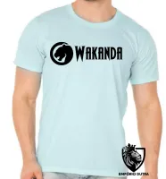 Camiseta adulto ou infantil wakanda pantera negra black panther - Foto 5