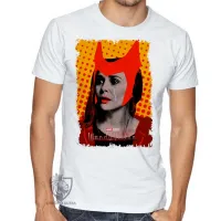 Camiseta adulto ou infantil Wanda lágrima Feiticeira Escarlate - Foto 3