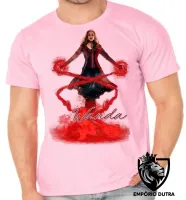 Camiseta adulto ou infantil Wanda Maximoff Feiticeira Escarlate - Foto 5