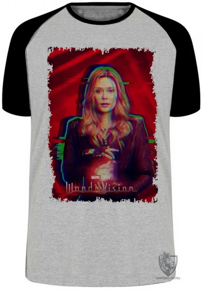 Camiseta adulto ou infantil wanda vingadores Feiticeira Escarlate