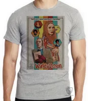 Camiseta adulto ou infantil WandaVision papel Feiticeira Escarlate - Foto 3