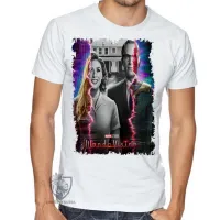 Camiseta adulto ou infantil WandaVision Tv Feiticeira Escarlate - Foto 3