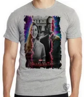 Camiseta adulto ou infantil WandaVision Tv Feiticeira Escarlate - Foto 4