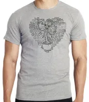 Camiseta adulto ou infantil Groot coração guardiões galaxia - Foto 3