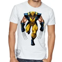 Camiseta adulto ou infantil wolverine marvel x men logan vingadores heroi garra - Foto 2