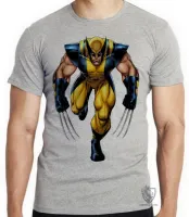 Camiseta adulto ou infantil wolverine marvel x men logan vingadores heroi garra - Foto 3