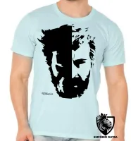 Camiseta adulto ou infantil Wolverine X men face logan - Foto 5