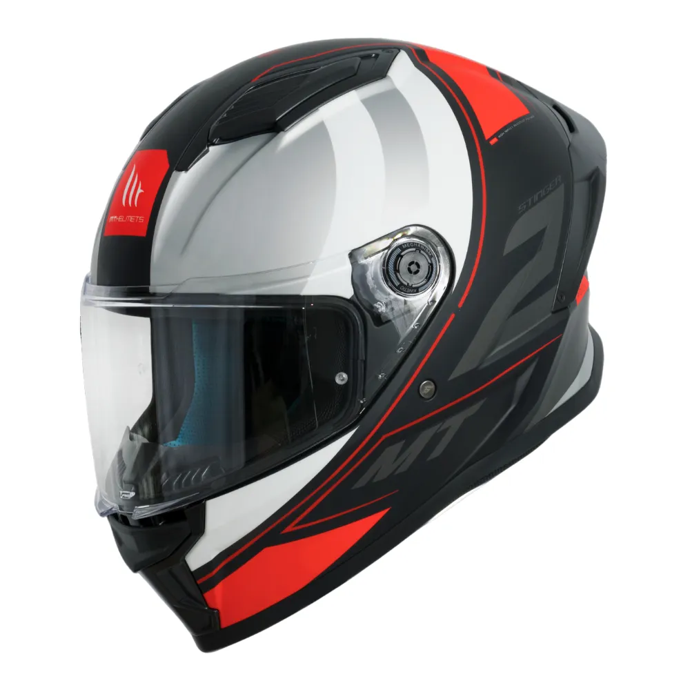 CAPACETE MT STINGER 2 POUN VERMELHO FOSCO Imagem