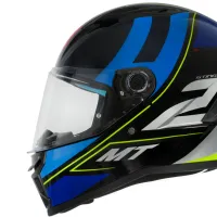 CAPACETE MT STINGER 2 POUN AZUL FOSCO - Foto 2