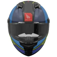 CAPACETE MT STINGER 2 POUN AZUL FOSCO - Foto 3