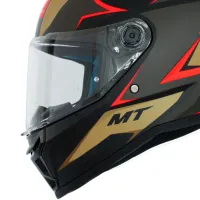 CAPACETE MT STINGER 2 ZAP PRETO FOSCO BROZE - Foto 2