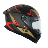 CAPACETE MT STINGER 2 ZAP PRETO FOSCO BROZE - Foto 3